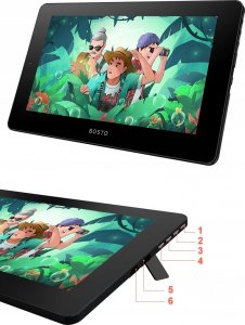 Tablet graficzny Bosto Graphic Tablet BT-12HD (1920x1080) 4