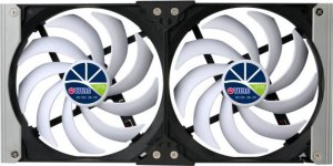 Titan Titan TTC-SC20(B)+ Dual Fridge Fan 120x25mm IP55, Timer Mode, with Integrated Rectifier 2
