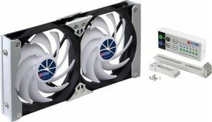 Titan Titan TTC-SC20(B)+ Dual Fridge Fan 120x25mm IP55, Timer Mode, with Integrated Rectifier 4