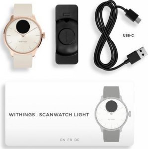 Zegarek Withings Withings ScanWatch Light, rose gold white 3