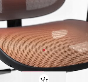 Krzesło biurowe Diablo Chairs V-Basic Pomarańczowe 4