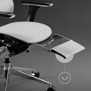 Krzesło biurowe Diablo Chairs V-Master Biało-czarne 4