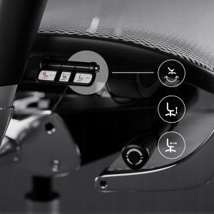 Krzesło biurowe Diablo Chairs V-Master Biało-czarne 5