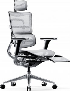 Krzesło biurowe Diablo Chairs V-Master Biało-czarne 10