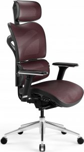 Krzesło biurowe Diablo Chairs Fotel ergonomiczny Diablo V-Commander: czarno-burgundowy 1