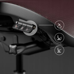 Krzesło biurowe Diablo Chairs V-Commander Czarno-czerwone 4