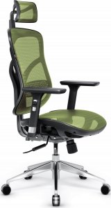 Krzesło biurowe Diablo Chairs Fotel ergonomiczny Diablo V-Basic: czarno-zielony 1