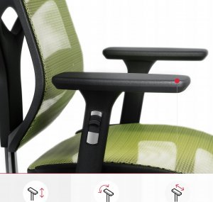 Krzesło biurowe Diablo Chairs V-Basic Zielone 5