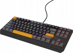 Klawiatura Genesis KLAWIATURA DLA GRACZY GENESIS THOR 230 TKL ANCHOR GRAY POSITIVE US RGB MECHANICZNA OUTEMU RED 1