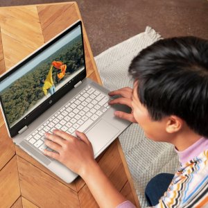 Laptop HP HP Chromebook 14a-na0009na / 6W7L6EA / Intel N4120 / 4GB / eMMC 64 GB / Intel UHD / FullHD / Chrome OS / Biały 8