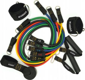 KUDDA 5 GUM OPOROWYCH DO ĆWICZEŃ gumy WORKOUT BANDS FITNESS 3