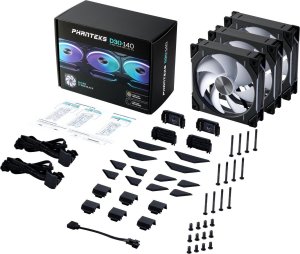 Wentylator Phanteks D30-120 D-RGB Regular 3-pack (PH-F140D30_DRGB_PWM_BK01_3P) 10