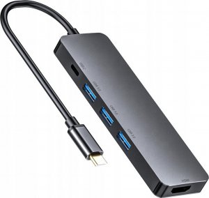 HUB USB Spreest Adapter 5w1 HUB USB-C HDMI 4K Macbook M1 PRO AIR 1