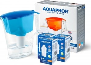 Dzbanek filtrujący Aquaphor DZBANEK FILTRUJĄCY AQUAPHOR STANDARD + 3 WKŁADY B100-15 1