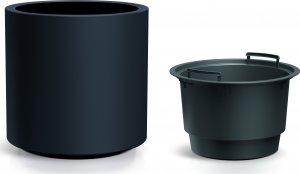 Prosperplast Doniczka HEOS - antracytowy (DBHER400-S433) 3