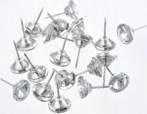 iLogic OZDOBNE GWOŹDZIE TAPICERSKIE KRYSZTAŁ 7 szt 4