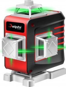 Delphi Tools Laser krzyżowy 16Lini, poziomica laserowa 360, samopoziomowanie 4D 2