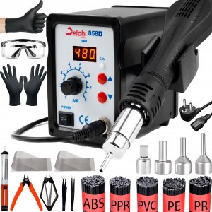 Delphi Tools Spawarka do plastiku, stacja lutownicza 858D 6