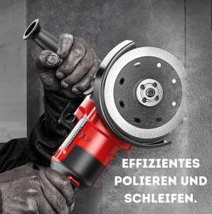 Szlifierka Delphi Tools SZLIFIERKA KĄTOWA AKUMULATOROWA BEZSZCZOTKOWA GUMÓWKA KĄTÓWKA 2x AKU 6