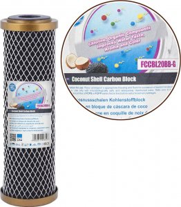 Aquafilter Wkład filtr węglowy Aquafilter FCCBL20BB-G 20 cali BIG BLUE 1