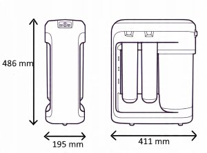 Aquaphor RO-202S (RO-201) system odwróconej osmozy. Automatyczny, wydajny filtr osmotyczny z mineralizacją (DWM-201) 4