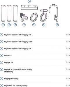 Aquaphor Kryształ B ECO Filtr wody z dodatkowymi wkładami 11