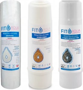 Fit Aqua Zestaw 3 wkładów do podzlewowego filtra wody 1