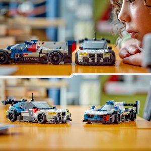 LEGO Speed champions Samochody wyścigowe BMW M4 GT3 & BMW M Hybrid V8 (76922) 8