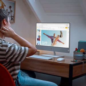 Komputer HP Komputer All in One HP Pavilion 24-ca0700ng / 5A9J0EA / AMD Ryzen 5 / 16GB / SSD 512GB / AMD Radeon / FullHD / Win 11 / Biały 6