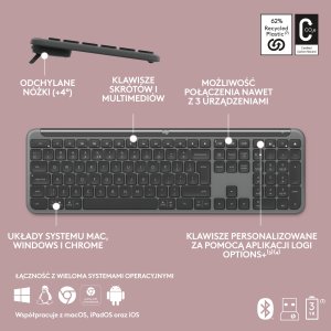 Klawiatura Logitech K950 Graphite (920-012465) 9