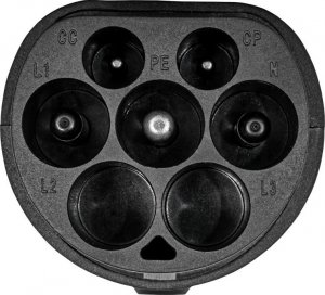Akyga AK-SC-E08 Adapter do ładowania samochodów elektrycznych Type2 (f) / Type1 (m) 32A 3