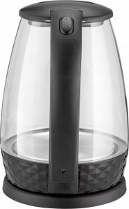 Czajnik Lehmann CZAJNIK ELEKTRYCZNY BEZPRZEWODOWY SZKLANY DUŻY 2L PODŚWIETLENIE LED 2200W 4