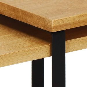 Springos Półki kuchenne bambusowe 2 szt. regały na stół, blat organizery na przyprawy UNIWERSALNY 8