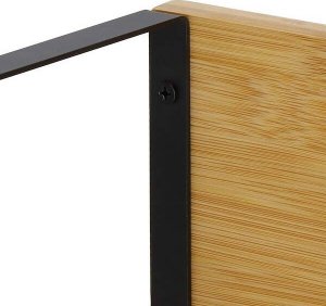 Springos Półki kuchenne bambusowe 2 szt. regały na stół, blat organizery na przyprawy UNIWERSALNY 9