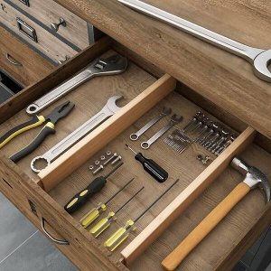 Springos Przegrody do szuflady 4 szt. separatory bambusowe organizery jasnobrązowe UNIWERSALNY 17