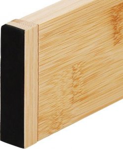 Springos Przegrody do szuflady 4 szt. separatory bambusowe organizery jasnobrązowe UNIWERSALNY 6