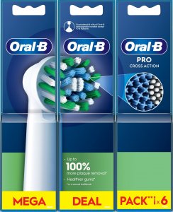 Końcówka Oral-B Oral-B Pro Cross Action EB50RX 2+2+2 1