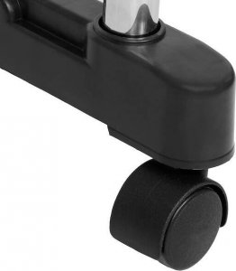 Springos Wieszak na ubrania, na kółkach, mobilny stojak teleskopowy na odzież aluminiowy UNIWERSALNY 8