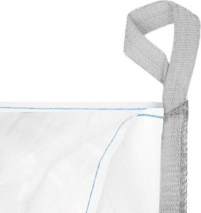Springos Big Bag worek 1000 kg mocny na gruz 145x90x90 cm kontener z uchwytami biały UNIWERSALNY 10