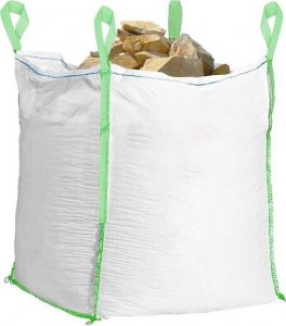 Springos Big Bag worek 1000 kg mocny na gruz 120x90x90 cm kontener z uchwytami biały UNIWERSALNY 1
