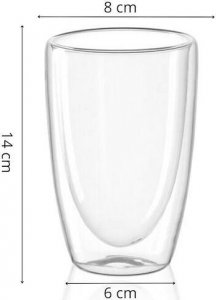 Springos Szklanka termiczny 480 ml na kawę herbatę z podwójnym dnem UNIWERSALNY 8