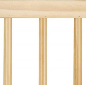 Springos Bramka zabezpieczająca schody 75-82 cm bramka rozporowa brązowo-czarna UNIWERSALNY 14