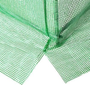 Springos Folia na tunel ogrodowy 6x3x2 m zapasowe poszycie na szklarnię UV-4 140gs/m zielone UNIWERSALNY 9