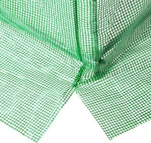 Springos Folia na tunel ogrodowy 4,5x2x2 m zapasowe poszycie na szklarnię UV-4 140gs/m zielone UNIWERSALNY 8