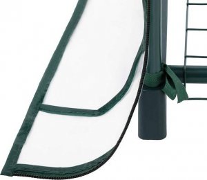 Springos Szklarnia ogrodowa 5 półek z folią 130g/m2 regał balkonowy 190x70x50cm zielony UNIWERSALNY 6