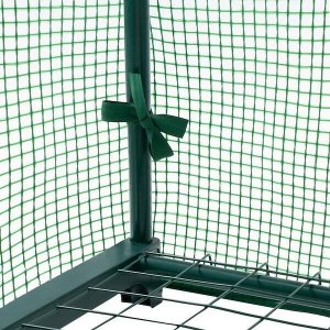 Springos Szklarnia ogrodowa 4 półki foliowa UV4 130g/m2 1,6x0,5x0,7 m zielona UNIWERSALNY 4