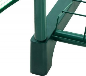 Springos Szklarnia ogrodowa 4 półki foliowa UV4 130g/m2 1,6x0,5x0,7 m zielona UNIWERSALNY 5