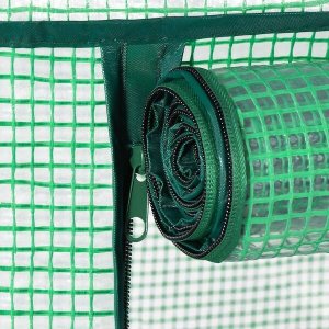 Springos Szklarnia ogrodowa 4 półki foliowa UV4 130g/m2 1,6x0,5x0,7 m zielona UNIWERSALNY 6