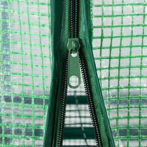 Springos Szklarnia ogrodowa 4 półki foliowa UV4 130g/m2 1,6x0,5x0,7 m zielona UNIWERSALNY 8