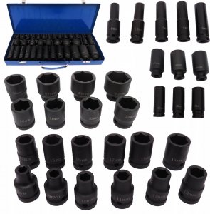 Falon-Tech KLUCZE NASADOWE UDAROWE 1/2 NASADKI DŁUGIE 8-32MM 1